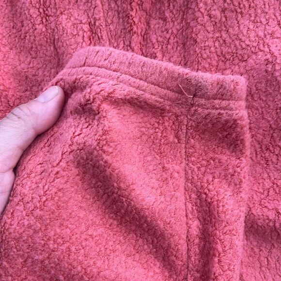 AERIE Coral Cozy Drawstring Sweatpants Medium Long - Picture 4 of 5